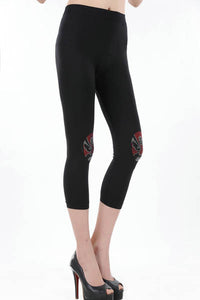 Chinese Opera Black Short Legging  SA-BLL371 Leg Wear and Stockings and Thin Leggings by Sexy Affordable Clothing