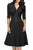 Deep V-neck Short Sleeve Midi DressSA-BLL36077-2 Fashion Dresses and Skater & Vintage Dresses by Sexy Affordable Clothing