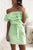 Stripe Off Shoulder Belted Flounced DressSA-BLL28202-2 Fashion Dresses and Mini Dresses by Sexy Affordable Clothing