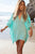 Blue Kimono Crochet Poncho BeachwearSA-BLL38469-2 Sexy Swimwear and Cover-Ups & Beach Dresses by Sexy Affordable Clothing