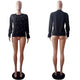 Pearl Overload Top #Black SA-BLL672 Women's Clothes and Blouses & Tops by Sexy Affordable Clothing