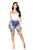 Angel In Blue Disguise Shorts  SA-BLL539 Women's Clothes and Jeans by Sexy Affordable Clothing