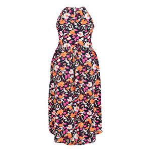 Floral HI-LO Halter Maxi Dress #Maxi Dress #Plus Size Dress SA-BLL5031 Fashion Dresses and Maxi Dresses by Sexy Affordable Clothing