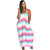 The Pink Block Maxi Dress #Strap #Color Block #Pocket SA-BLL51172-1 Fashion Dresses and Maxi Dresses by Sexy Affordable Clothing