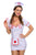 3pcs Flirty Night Nurse Costume