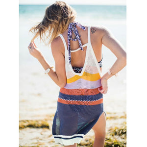 Bohemia Spaghetti Straps Backless Beach Dress #Spaghetti Straps SA-BLL38500 Sexy Swimwear and Cover-Ups & Beach Dresses by Sexy Affordable Clothing