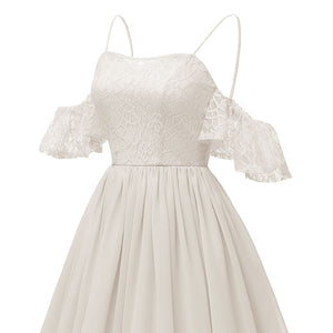 Sweetheart Sling Lace Bridesmaids Dress #Lace #Spaghetti Strap #Bridesmaids SA-BLL36275-1 Fashion Dresses and Midi Dress by Sexy Affordable Clothing