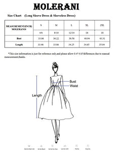 MOLERANI Women's Casual Swing Simple T-shirt Loose Dress