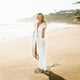 Tie Front Maxi Beach Shirt #Beach Dress #White # SA-BLL3757 Sexy Swimwear and Cover-Ups & Beach Dresses by Sexy Affordable Clothing