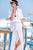 White Summer Maxi Shirt Dress  SA-BLL38280 Sexy Swimwear and Cover-Ups & Beach Dresses by Sexy Affordable Clothing