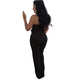 One-shoulder Wrapless Ruffles Romper #Black #Ruffle SA-BLL55167-1 Women's Clothes and Jumpsuits & Rompers by Sexy Affordable Clothing