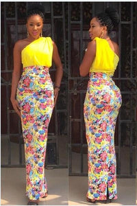 Sexy Slim Printed Maxi Dress  SA-BLL51256 Fashion Dresses and Maxi Dresses by Sexy Affordable Clothing