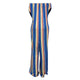 Off Shoulder Striped Tube Jumpsuit #Off Shoulder #Striped SA-BLL55572-1 Women's Clothes and Jumpsuits & Rompers by Sexy Affordable Clothing