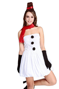 White Strapless Bubble Dress  SA-BLL70940 Sexy Costumes and Christmas Costumes by Sexy Affordable Clothing