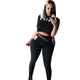 Casual Letter Print 2 Piece Set #Two Piece #Printed #Letter SA-BLL2721 Sexy Clubwear and Pant Sets by Sexy Affordable Clothing