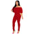 Solid Color Off Shoulder Jumpsuit With Ruffled #Off Shoulder #Ruffled SA-BLL55612-1 Women's Clothes and Jumpsuits & Rompers by Sexy Affordable Clothing