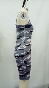 Sexy Camo Mid-Length Strap Jumpsuit #Camo #Strap SA-BLL55472-1 Women's Clothes and Jumpsuits & Rompers by Sexy Affordable Clothing