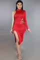 Red Sari Dress  SA-BLL36171 Fashion Dresses and Midi Dress by Sexy Affordable Clothing