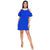 Butterfly Sleeve O Neck Sequin Plus-Size Dresses #Blue #Sequin #Round Neck #Butterfly Sleeve SA-BLL282476-2 Fashion Dresses and Mini Dresses by Sexy Affordable Clothing