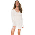 Brooklyn Tunic Dress In White #Knitting #Knit