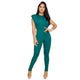 Seldana Hunter Green Pearl Chain Open Back Jumpsuit #Jumpsuit #Green SA-BLL55320-2 Women's Clothes and Jumpsuits & Rompers by Sexy Affordable Clothing