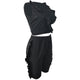 Sleeveless Solid Flounced Casual Suit #Black #Sleeveless #Two Piece #Flounced SA-BLL282638-2 Sexy Clubwear and Pant Sets by Sexy Affordable Clothing