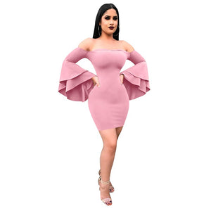 Off The Shoulder Ruffle Dress #Ruffles SA-BLL27734-2 Fashion Dresses and Mini Dresses by Sexy Affordable Clothing