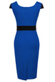 Women Voguish Colorblock Square Neck Party Dress  SA-BLL36116-3 Fashion Dresses and Midi Dress by Sexy Affordable Clothing