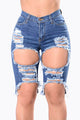 Angel In Blue Disguise Shorts  SA-BLL539 Women's Clothes and Jeans by Sexy Affordable Clothing