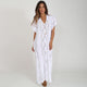 Goddis Alisha Caftan Dress in White #Beach Dress #White # SA-BLL3716 Sexy Swimwear and Cover-Ups & Beach Dresses by Sexy Affordable Clothing