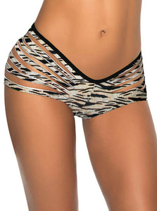 Stylish Zebra Printed Scrunch Bottom  SA-BLL91290-7 Sexy Swimwear and Bikini Swimwear by Sexy Affordable Clothing