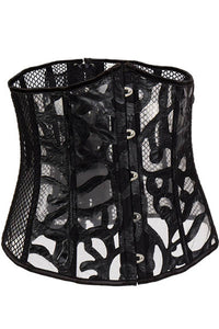 Back Lace-Up Fishnet Bustiers  SA-BLL42713-1 Sexy Lingerie and Corsets and Garters by Sexy Affordable Clothing