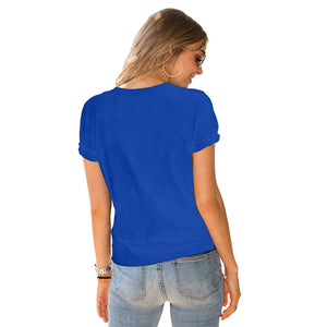 Cut-Out Short Sleeve Plain T-Shirt #Short Sleeve #Cut-Out SA-BLL529-2 Women's Clothes and Blouses & Tops by Sexy Affordable Clothing