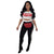 Casual Round Neck Letters+Grid Printed Two-piece Pants Set #Two Piece #Printed #Round Neck SA-BLL282455-2 Sexy Clubwear and Pant Sets by Sexy Affordable Clothing