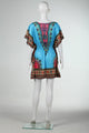 African Printed Blue Dashiki Women Dress #Printed #Dashiki #African SA-BLL282745-2 Fashion Dresses and Mini Dresses by Sexy Affordable Clothing