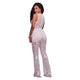 Becky White Crochet Overlay Jumpsuit #Jumpsuit #White # SA-BLL55350-1 Women's Clothes and Jumpsuits & Rompers by Sexy Affordable Clothing