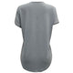 Womens Plus Size Ripped Cut Out Plain Short Sleeve T Shirt Grey #Grey SA-BLL493-3 Women's Clothes and Women's T-Shirts by Sexy Affordable Clothing