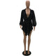Chiffon Thalia Belted Mini Dress #Black #Chiffon SA-BLL282591-1 Fashion Dresses and Mini Dresses by Sexy Affordable Clothing
