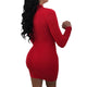 Cut out Sexy Club dress #Long Sleeve SA-BLL2202-3 Fashion Dresses and Mini Dresses by Sexy Affordable Clothing