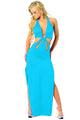 blue strapless maxi dress  SA-BLL5110-1 Sexy Lingerie and Gowns & Long Dresses by Sexy Affordable Clothing