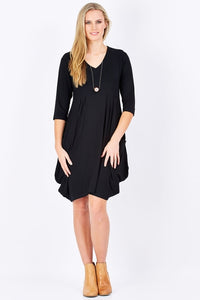 The Pocket Tunic Dress #Mini Dress #Black SA-BLL2153-1 Fashion Dresses and Mini Dresses by Sexy Affordable Clothing