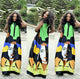 Trending Face Print Maxi Dress  SA-BLL51267-1 Fashion Dresses and Maxi Dresses by Sexy Affordable Clothing