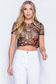 Embroidery See Through Sexy Top  SA-BLL521 Women's Clothes and Blouses & Tops by Sexy Affordable Clothing