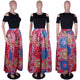 African Print Short Sleeve Blouse and Long Skirt #Short Sleeve #Two Piece #Print #Dashiki #African SA-BLL2432-8 Sexy Clubwear and Skirt Sets by Sexy Affordable Clothing