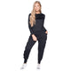 Women Long Sleeves Ruffles Patchwork Casual Two Piece Set #Black #Ruffles SA-BLL27728-1 Sexy Clubwear and Pant Sets by Sexy Affordable Clothing