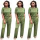 Short Sleeve Tie Jumpsuit #Short Sleeve SA-BLL55555-1 Women's Clothes and Jumpsuits & Rompers by Sexy Affordable Clothing