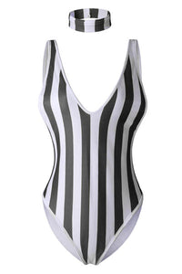 V-Neck Sleeveless SwimSuit  SA-BLL32599-1 Sexy Swimwear and Bikini Swimwear by Sexy Affordable Clothing