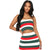 Sexy Strippes Colorful Bandeau Top and Skirt #Stripped #Colorful SA-BLL282708-2 Sexy Clubwear and Skirt Sets by Sexy Affordable Clothing