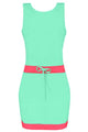 Sleeveless Stitching Bow Mini Dress  SA-BLL28203-4 Fashion Dresses and Mini Dresses by Sexy Affordable Clothing