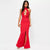 Red High Neck Keyhole Frill Detail Evening Dress #Maxi Dress #Red #Evening Dress SA-BLL5040 Fashion Dresses and Evening Dress by Sexy Affordable Clothing
